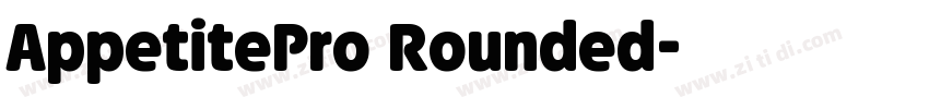 AppetitePro Rounded字体转换